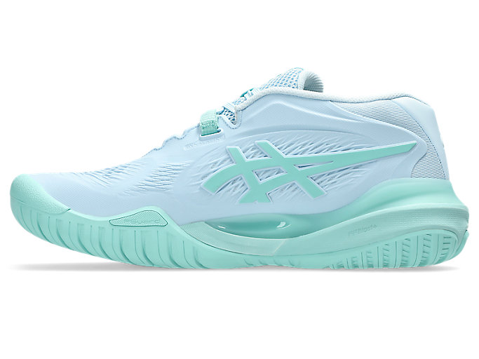 Shop (W) ASICS GEL-RESOLUTION X 全能網球鞋 淺藍/綠松綠 1042A279-402