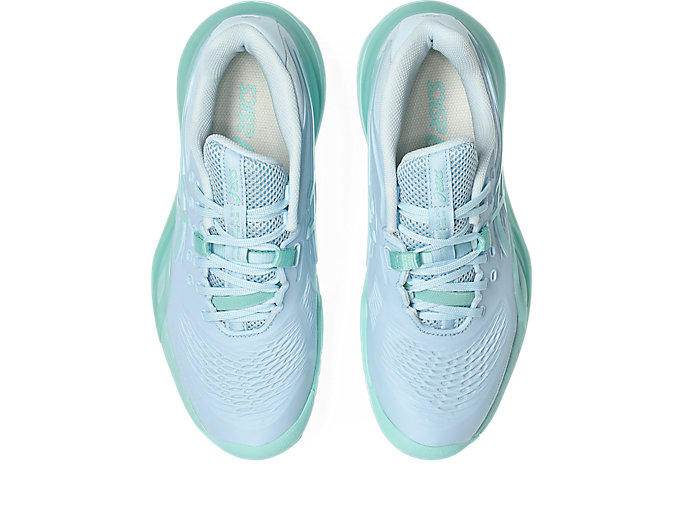 Details for (W) ASICS GEL-RESOLUTION X 全能網球鞋 淺藍/綠松綠 1042A279-402