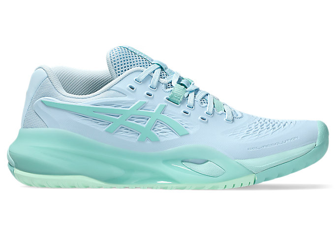 Cheap (W) ASICS GEL-RESOLUTION X 全能網球鞋 淺藍/綠松綠 1042A279-402