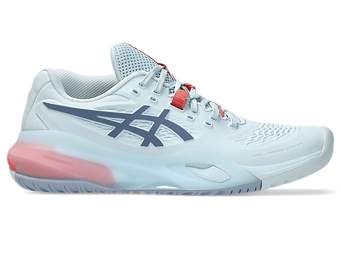 (Women) ASICS GEL-RESOLUTION X (All Court) Sneakers. Sky/Grey Blue 1042A279-401