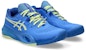 (Women) ASICS GEL-RESOLUTION X (All Court) Tennis Shoes Blue Coast/Huddle Yellow 1042A279-400