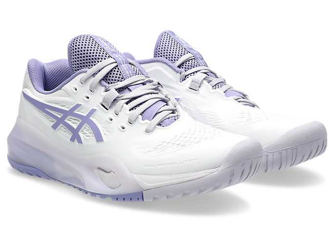 Order (Women) ASICS GEL-RESOLUTION X (All Court) Tennis Shoes White/Bluebell 1042A279-105