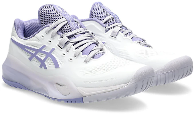 (Women) ASICS GEL-RESOLUTION X (All Court) Tennis Shoes White/Bluebell 1042A279-105 Order (Women) ASICS GEL-RESOLUTION X (All Court) Tennis Shoes White/Bluebell 1042A279-105