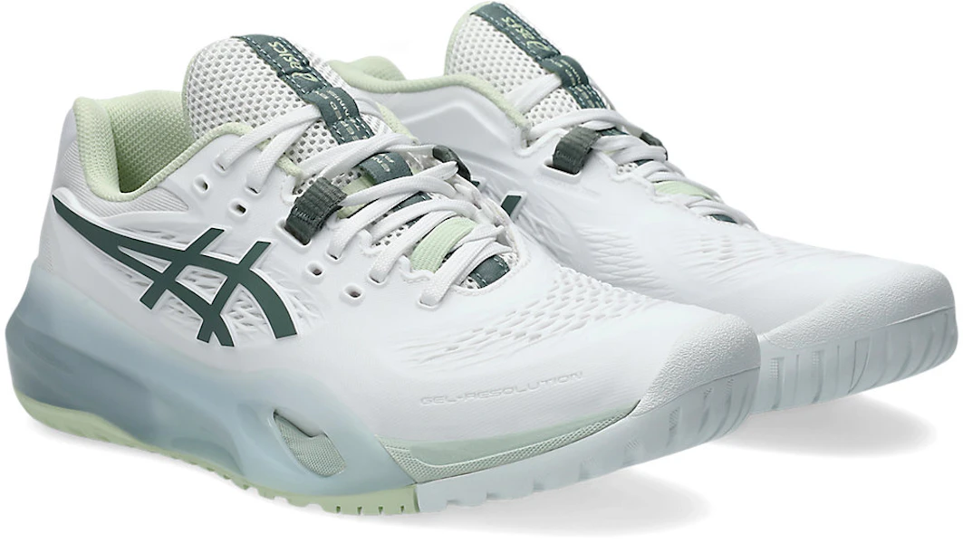 (W) ASICS GEL-RESOLUTION X Scarpe Tennis All Court Bianco/Blu Monumento 1042A279-102 Lookbook (W) ASICS GEL-RESOLUTION X Scarpe Tennis All Court Bianco/Blu Monumento 1042A279-102