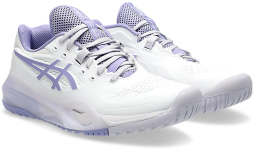 Lookbook (W) ASICS GEL-RESOLUTION X Sepatu Tenis Putih/Biru untuk Semua Lapangan 1042A279-105
