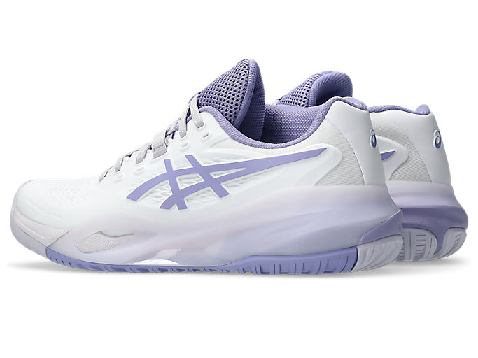 Lookbook (Women) ASICS GEL-RESOLUTION X (All Court) Tennis Shoes White/Bluebell 1042A279-105