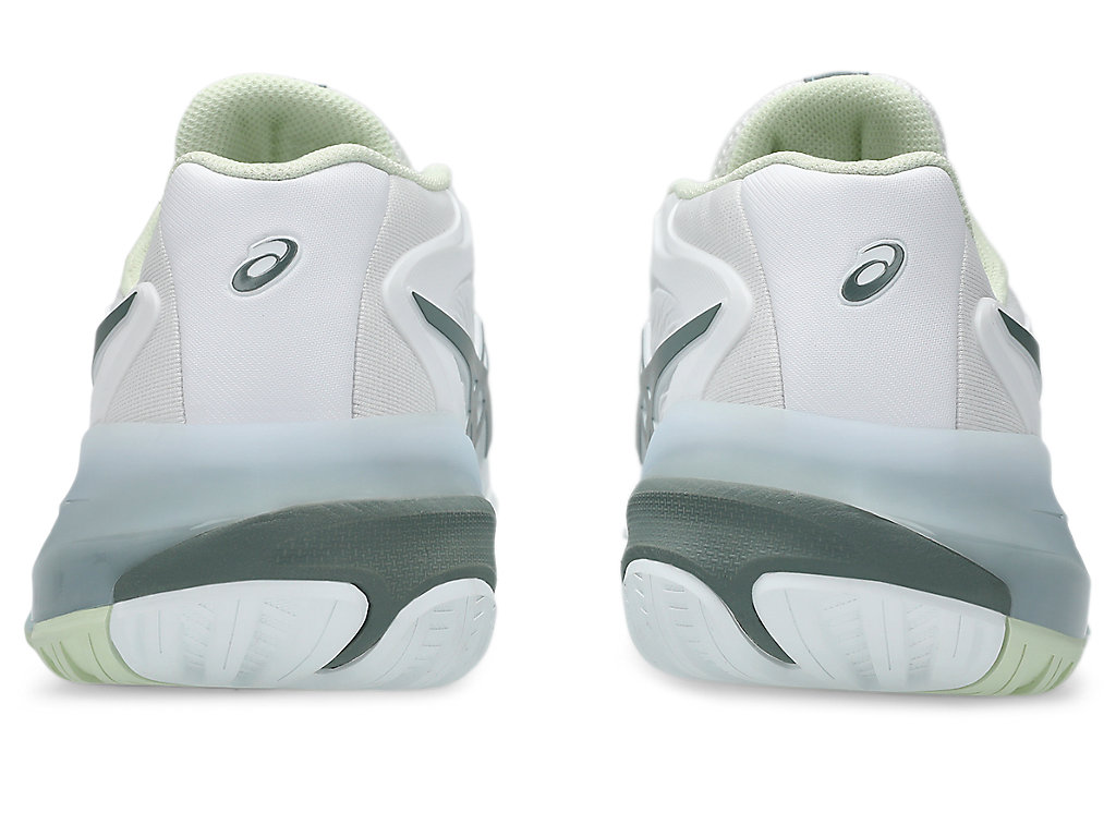 Purchase (W) 아식스 젤-레졸루션 X (올코트) 테니스화 화이트/모뉴먼트 블루 1042A279-102