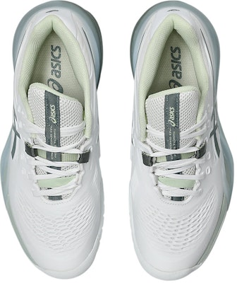 (Women) ASICS GEL-RESOLUTION X (All Court) Tennis Shoes White/Monument Blue 1042A279-102 Details for (Women) ASICS GEL-RESOLUTION X (All Court) Tennis Shoes White/Monument Blue 1042A279-102