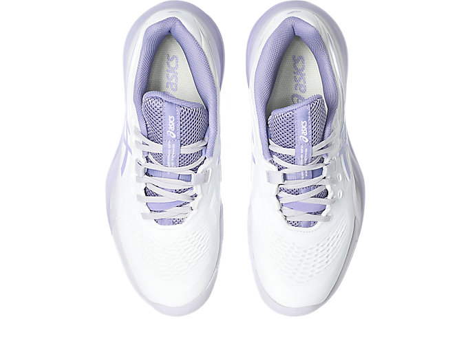 Details for (Women) ASICS GEL-RESOLUTION X (All Court) Tennis Shoes White/Bluebell 1042A279-105
