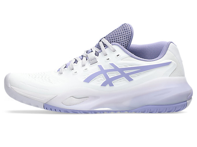 Cheap (Women) ASICS GEL-RESOLUTION X (All Court) Tennis Shoes White/Bluebell 1042A279-105