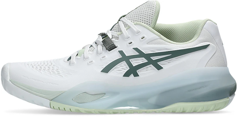 (W) ASICS GEL-RESOLUTION X Scarpe Tennis All Court Bianco/Blu Monumento 1042A279-102 1