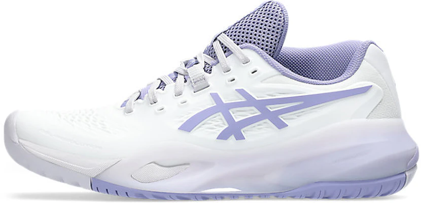 (W) ASICS GEL-RESOLUTION X Sepatu Tenis Putih/Biru untuk Semua Lapangan 1042A279-105 1