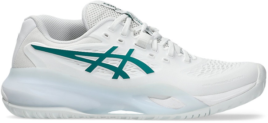 (Women) ASICS GEL-RESOLUTION X All Court Tennis Shoes White/Pitch Green 1042A279-103 Buy (Women) ASICS GEL-RESOLUTION X All Court Tennis Shoes White/Pitch Green 1042A279-103