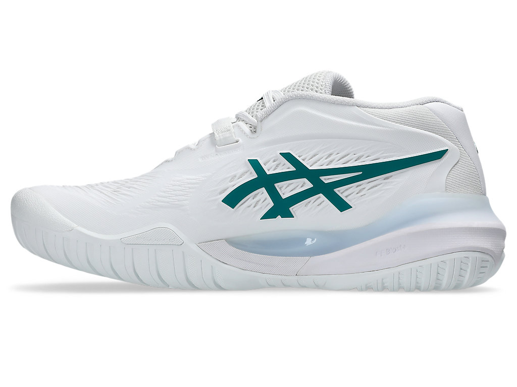 Purchase (W) ASICS GEL-RESOLUTION X All Court Tennisschoenen Wit/Pitch Groen 1042A279-103