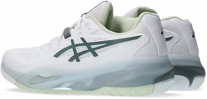 Lookbook (W) ASICS GEL-RESOLUTION X 全場寬版網球鞋 白色/紀念碑藍 1042A278-102