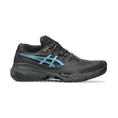 (W) ASICS GEL-RESOLUTION X Night Energy Tennis Shoes Black/Prism Blue