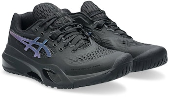 (W) ASICS GEL-RESOLUTION X 夜能量 網球鞋 黑色/幻彩藍 1042A303-960 Order (W) ASICS GEL-RESOLUTION X 夜能量 網球鞋 黑色/幻彩藍 1042A303-960