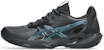 (Women) ASICS GEL-RESOLUTION X Night Energy Tennis Shoes Black/Prism Blue 1042A304-960