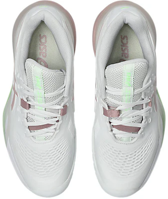 (Women) ASICS GEL-RESOLUTION X Wide (All Court) White/Morganite 1042A278-104 Details for (Women) ASICS GEL-RESOLUTION X Wide (All Court) White/Morganite 1042A278-104
