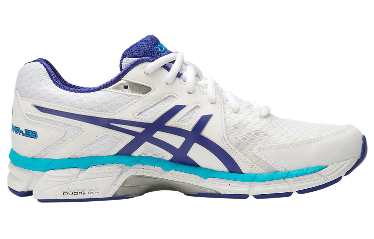 Order (W) ASICS Gel-Rink Scorcher 4 D-Width ''Blanc Bleu Noir'' P582N-0145