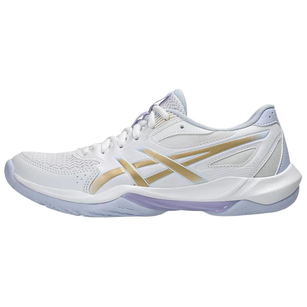 (Women) ASICS GEL-ROCKET 12 Training Shoes Low-Top White Comfortable & Soft. 1072A119-102