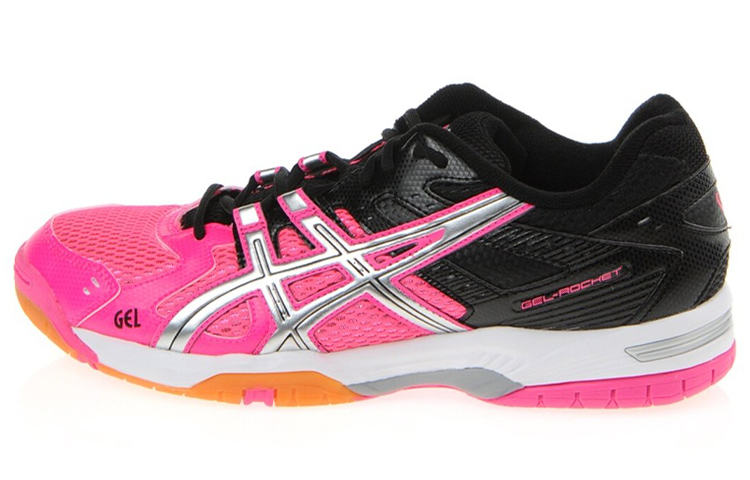 (Women) ASICS Gel-Rocket 6 'Pink and Black' B257N-2193