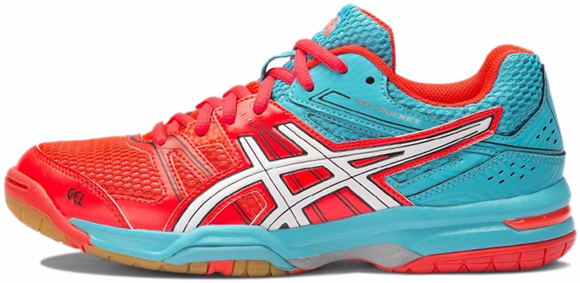 Asics Gel-Rocket 7 舒適耐磨跑步鞋 女款 日出紅藍 Buy Asics Gel-Rocket 7 舒適耐磨跑步鞋 女款 日出紅藍