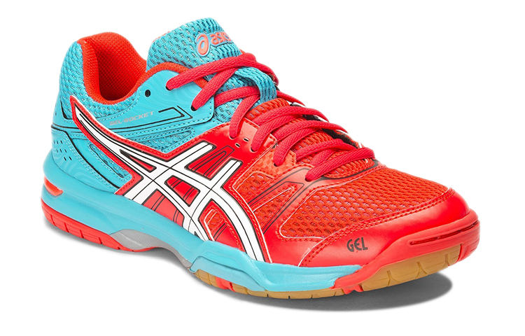 Lookbook (W) ASICS Gel-Rocket 7 ''Zonsopgang Rood Blauw'' B455N-2001
