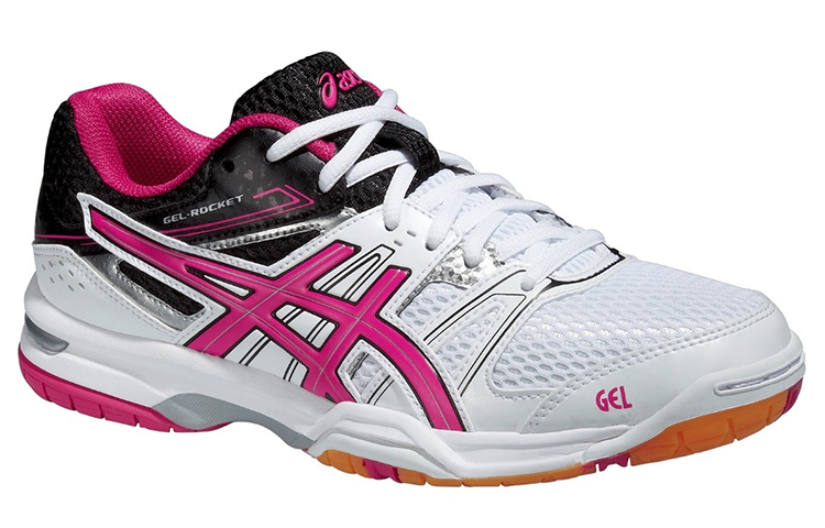 Order (W) ASICS Gel-Rocket 7 ''Wit Paars'' B455N-0125