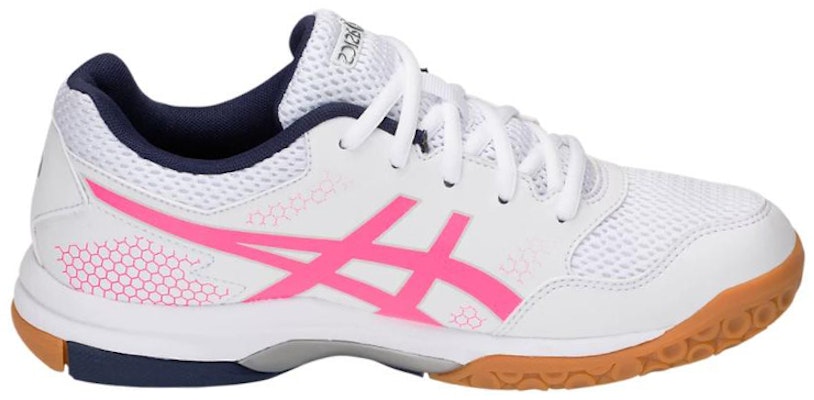 (Women) ASICS Gel-Rocket 8 'White Pink' B756Y-100 Order (Women) ASICS Gel-Rocket 8 'White Pink' B756Y-100
