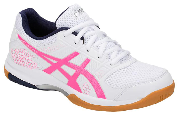 Lookbook (Women) ASICS Gel-Rocket 8 'White Pink' B756Y-100