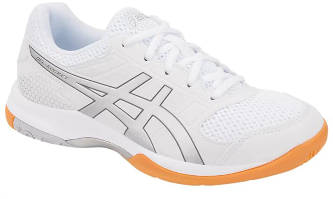 (Women) ASICS Gel-Rocket 8 'White Silver' B756Y-0193 Lookbook (Women) ASICS Gel-Rocket 8 'White Silver' B756Y-0193