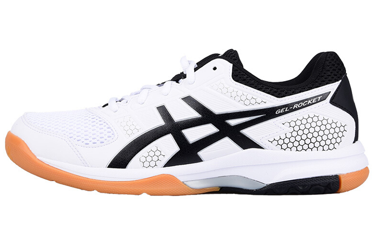 (Women) ASICS Gel-Rocket 8 Black/White B756Y-0190