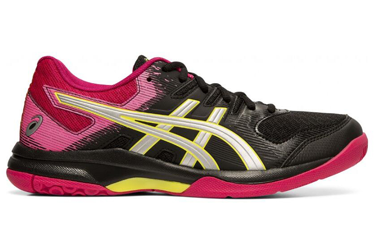 Order Asics Gel-Rocket 9 女性款 黑紅 跑步鞋