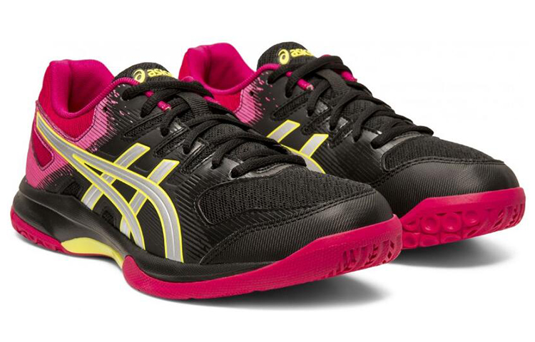 Lookbook Asics Gel-Rocket 9 女性款 黑紅 跑步鞋