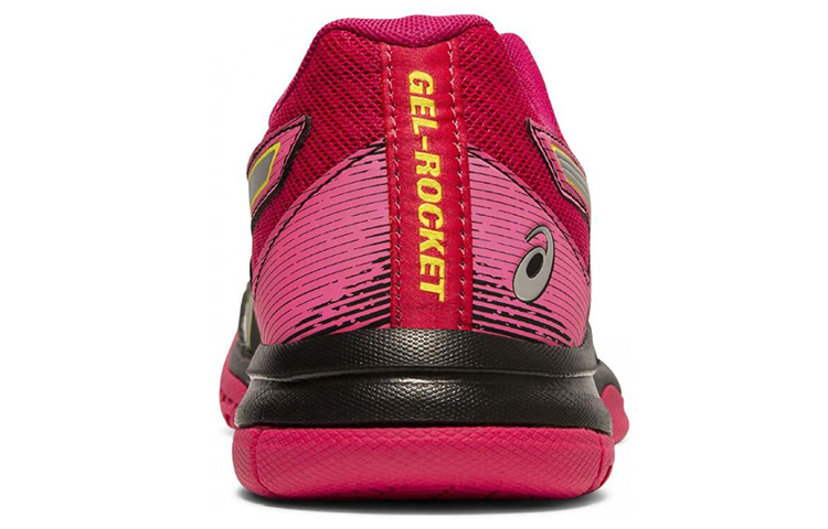 Shop Asics Gel-Rocket 9 女性款 黑紅 跑步鞋