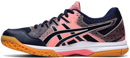 (Women) ASICS Gel-Rocket 9 Running Shoes Black/Pink 1072A034-701 (Women) ASICS Gel-Rocket 9 Running Shoes Black/Pink 1072A034-701