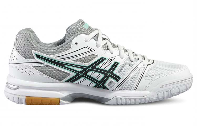 Order (W) ASICS Gel-Rocket 'Putih Hitam' Sepatu Olahraga B455N-0190