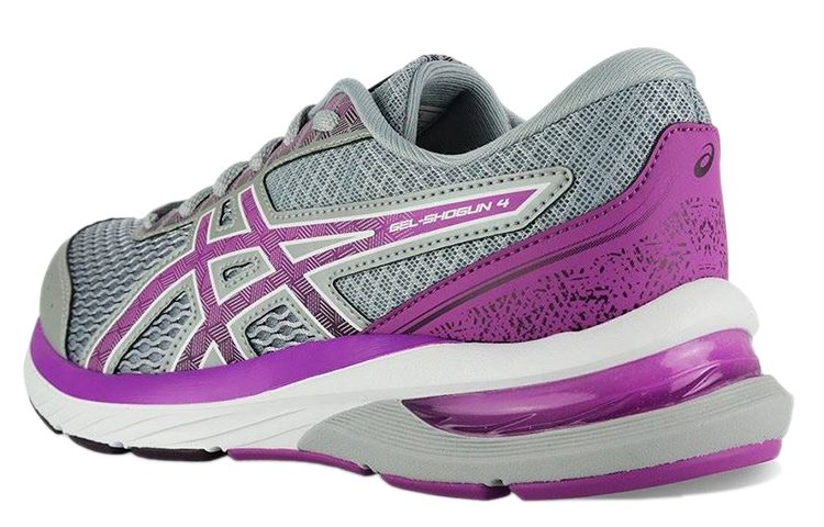 Shop Asics Gel-Shogun 4 透氣 低筒 跑步鞋 女款 灰粉
