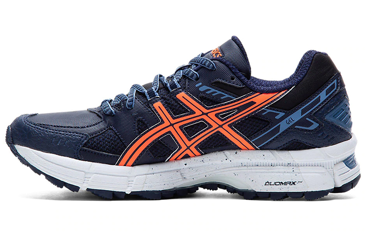 (Women) ASICS Gel-Snowride Dark Blue Orange Sneakers 'Dark Blue' 1012A631-402