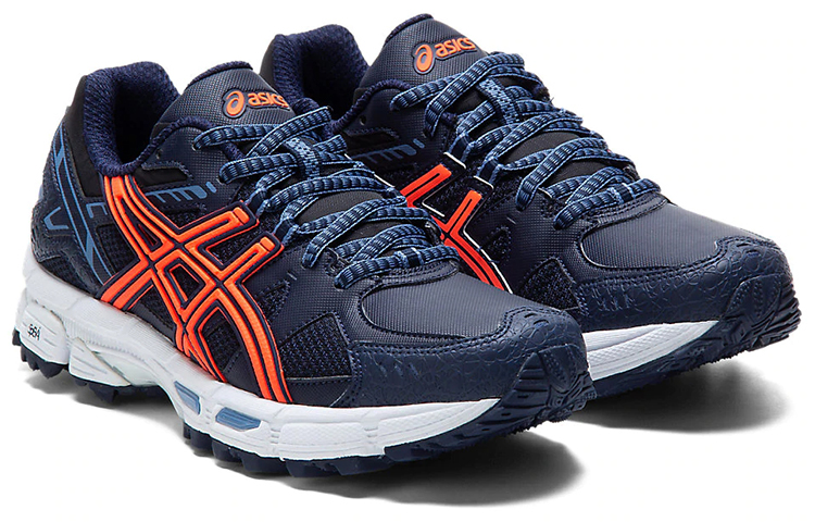 Lookbook (W) ASICS Gel-Snowride Baskets Bleu Foncé Orange ''Bleu Foncé'' 1012A631-402