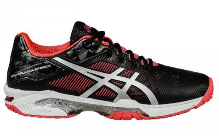 Order (W) ASICS Gel-Solution Speed 3 'Hitam Merah' E650N-9093