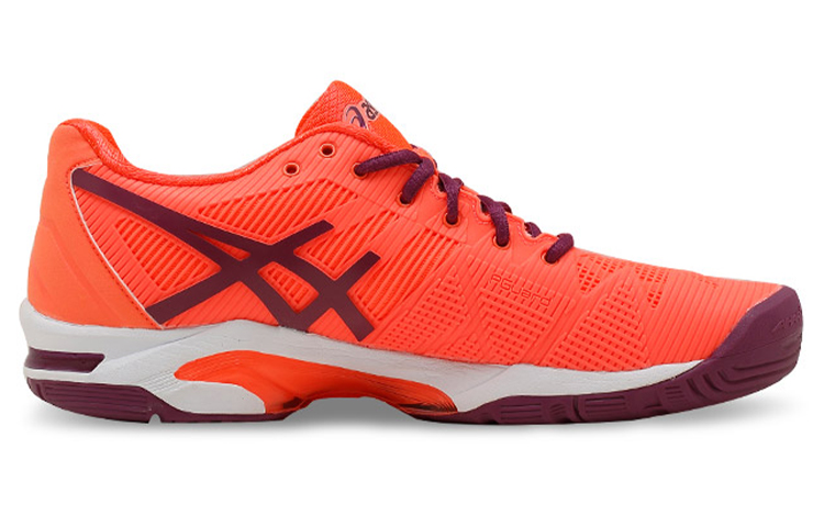 Order Asics Gel-Solution Speed 3 低筒 跑步鞋 女款 橘紫色