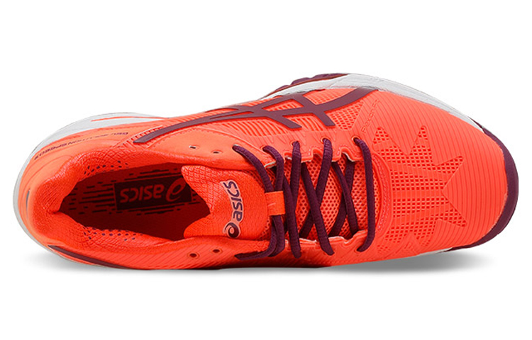 Lookbook Asics Gel-Solution Speed 3 低筒 跑步鞋 女款 橘紫色