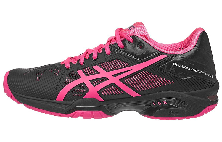 (Women) ASICS Gel-Solution Speed 3 /Pink 'Black' E650N-9020