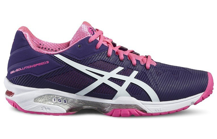 Order (W) ASICS Gel-Solution Speed 3 'Ungu Merah' E650N-3301