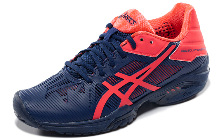 Order (W) ASICS Gel-Solution Speed 3 Biru/ 'Merah' E650N-4920