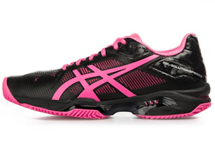 (Women) ASICS Gel-Solution Speed 3 Clay 'Black Pink' E651N-9020 (Women) ASICS Gel-Solution Speed 3 Clay 'Black Pink' E651N-9020