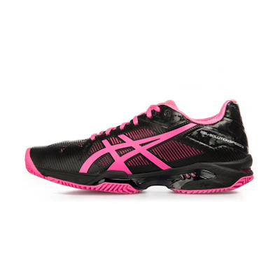 (W) ASICS Gel-Solution Speed 3 Clay 'Black Pink'