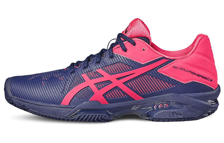 (Women) ASICS Gel-Solution Speed 3 Clay 'Blue Pink' E651N-4920